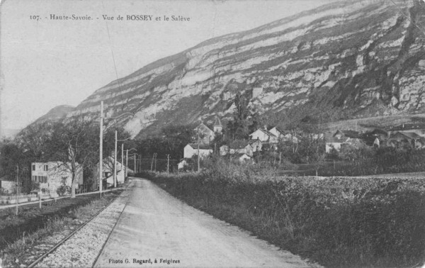 Vue de Bossey et le Salève