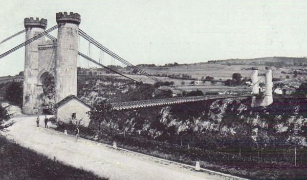 Le pont Charles-Albert (pont de la Caille)