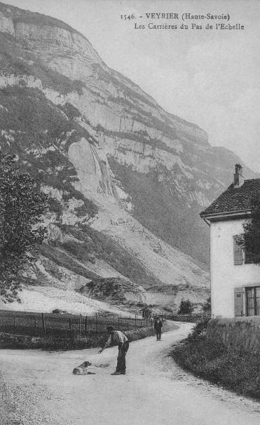 Route des carrières du Salève au Pas de l´Echelle