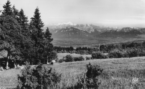 Vue du buffet-restaurant de la gare des Treize-Arbres