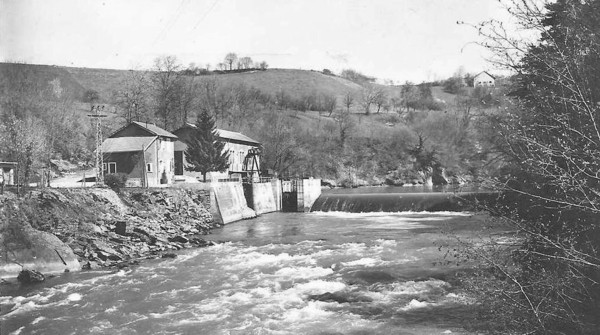 Usine d´Arthaz et barrage sur l´Arve