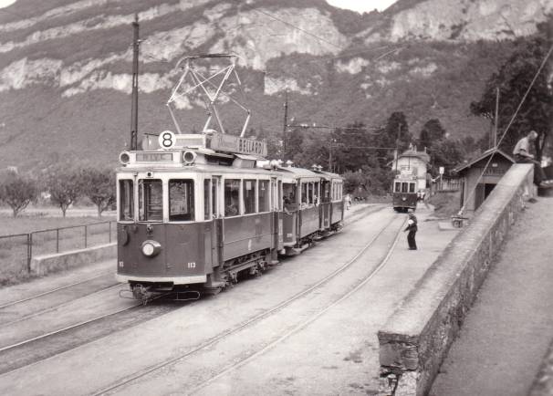 Tramways de la CGTE entre Genève et Veyrier