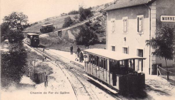 Gare principale du Chemin de fer du Salève (1901)