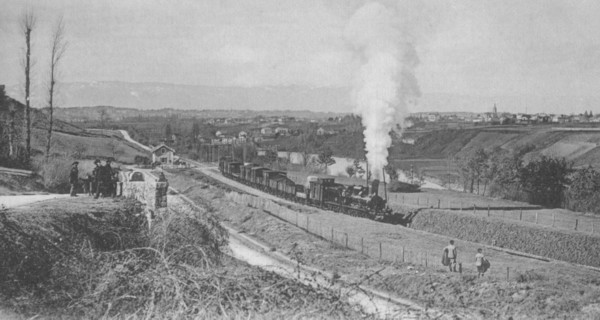 Passage à niveau entre Étrembières et Mornex