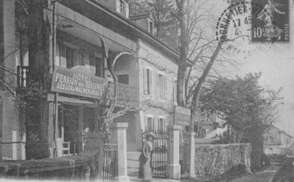 L´hôtel des Glycines, séjour de Wagner et Ruskin