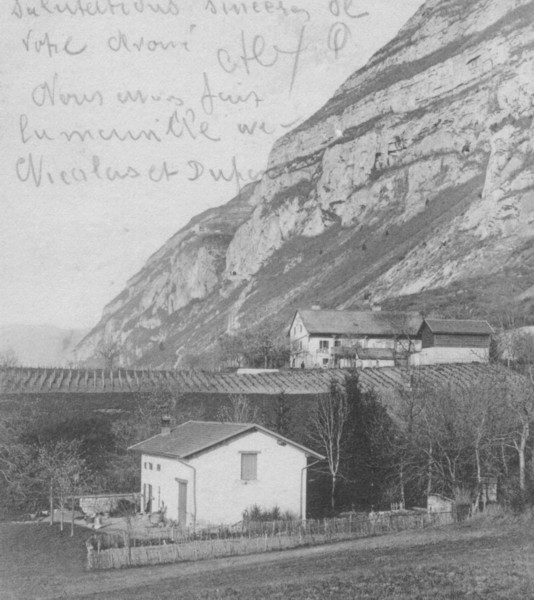 Restaurant Sous-Balme (vers 1900)
