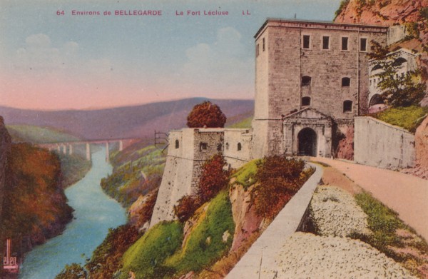 Le Fort l'Ecluse et le viaduc de Longeray