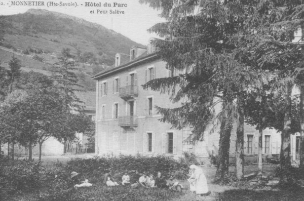 Hôtel du Parc et Louise Saulière, infirmière