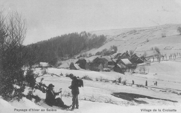 La Croisette sous la neige