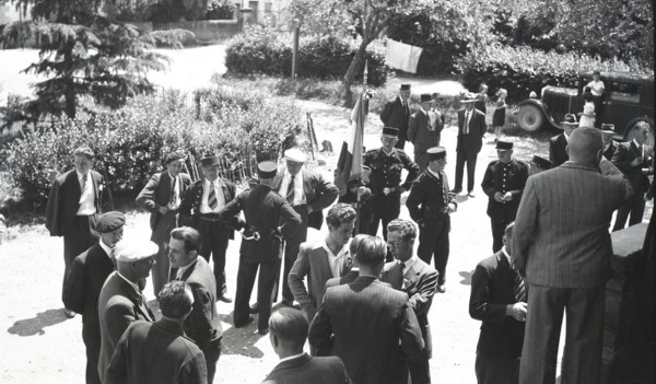 Cérémonie en l’honneur du retour des prisonniers (juin 1945)