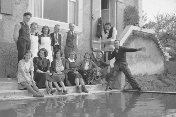 La famille Meyer à Blécheins (mai 1938)