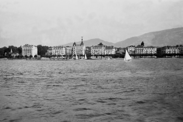 La rade et le quai Gustave Ador (sept. 1931)