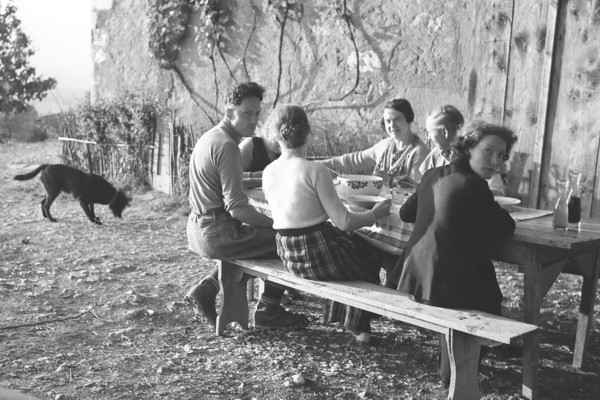 Repas à la campagne (juillet 1934)