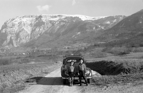 La VW sur la Route du Salève (1949)