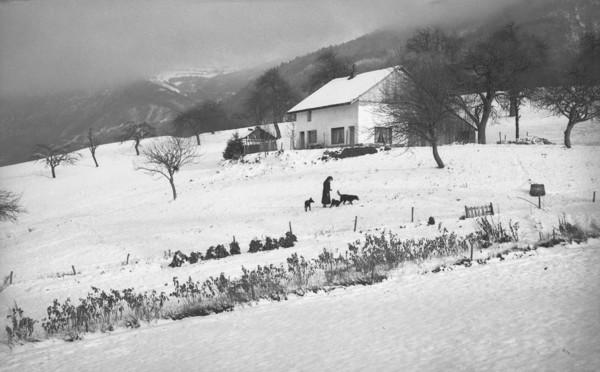 La « Ferme Servant » après l'agrandissement des fenêtres (jan. 1935)