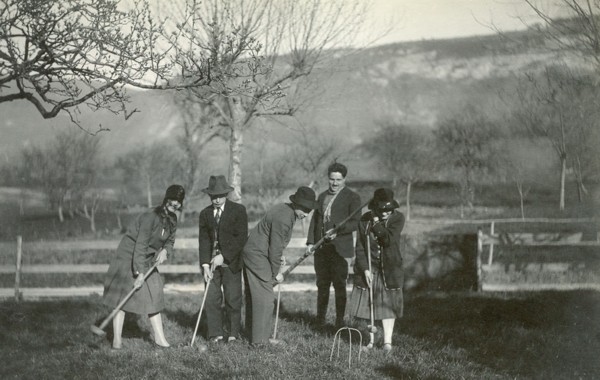 La partie de croquet à Blécheins (v. 1930)