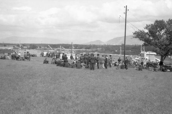 Visite du chantier de Verbois (juillet 1942)