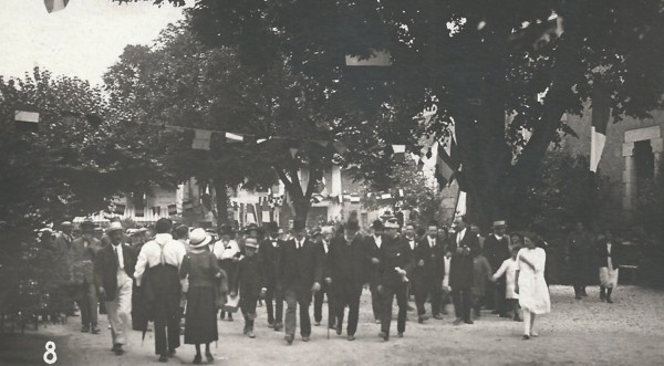 Inauguration du monument aux morts de Monnetier (1921)