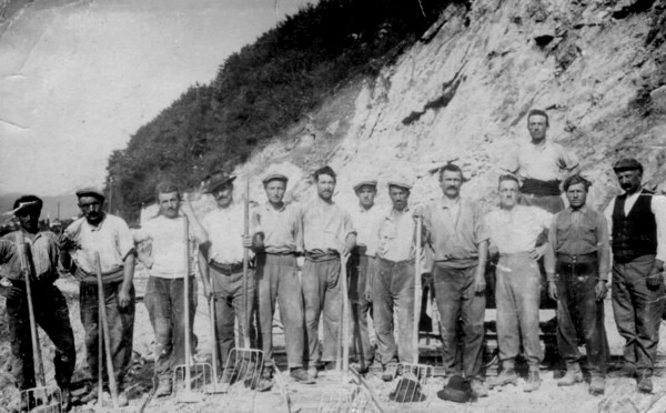 La carrière Montessuit, les ouvriers