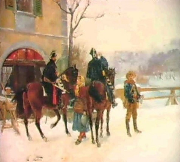 « An der Grenze von Étrembières »