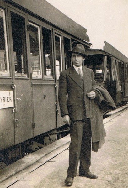 Gare terminus du Chemin de fer du Salève (1932)