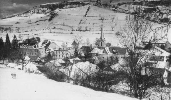 Le vallon de Monnetier sous la neige