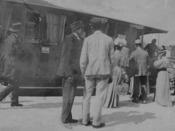 Instantané en gare de Monnetier-Mairie (1895)
