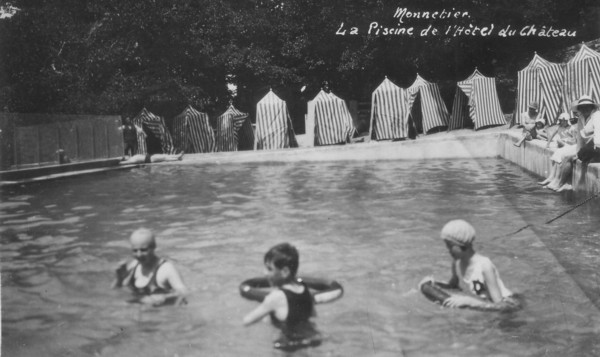 Piscine de l´hôtel-restaurant du Château de l´Ermitage (v. 1933)