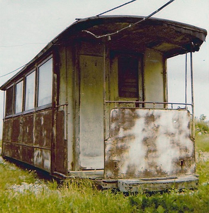 La remorque C 260 de la compagnie genevoise des tramways électriques