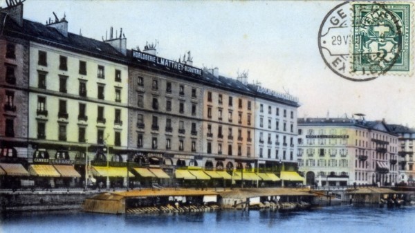 Genève, le quai des Bergues
