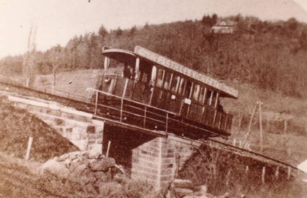 En amont de la halte de Haut-Mornex