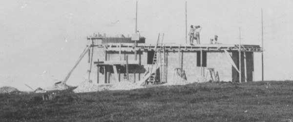 L´observatoire du Grand Salève en construction