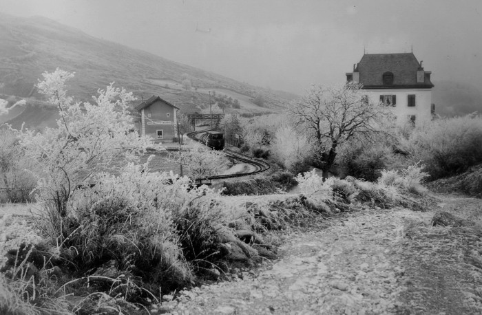 Le Grand Hôtel Bellevue en hiver