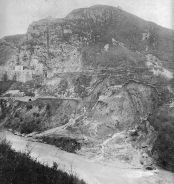 L'éboulement de terrain à Fort l´Ecluse (1883)