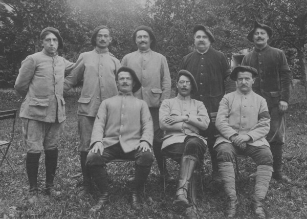 Gardes-frontière à Bossey (1917)