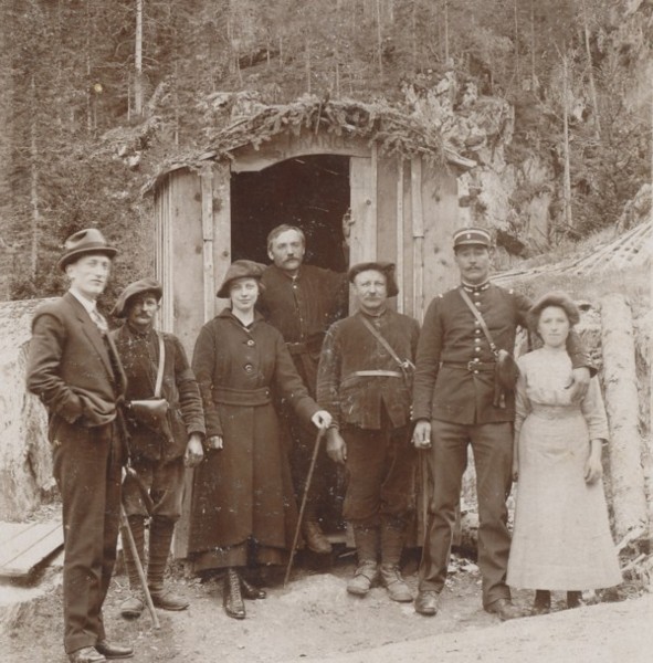 Garde de la frontière suisse à Vallorcine (14 juillet 1916)