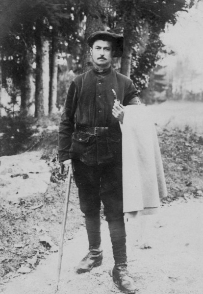 Garde-frontière à Ferney (1915)