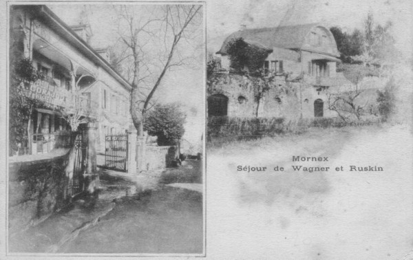 L´hôtel des Glycines, séjour de Wagner et Ruskin