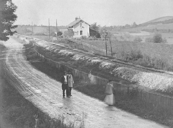 Route de Saint-Julien à Viry (1904)