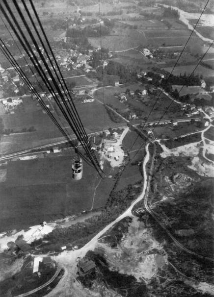Le téléphérique du Salève (été 1932)